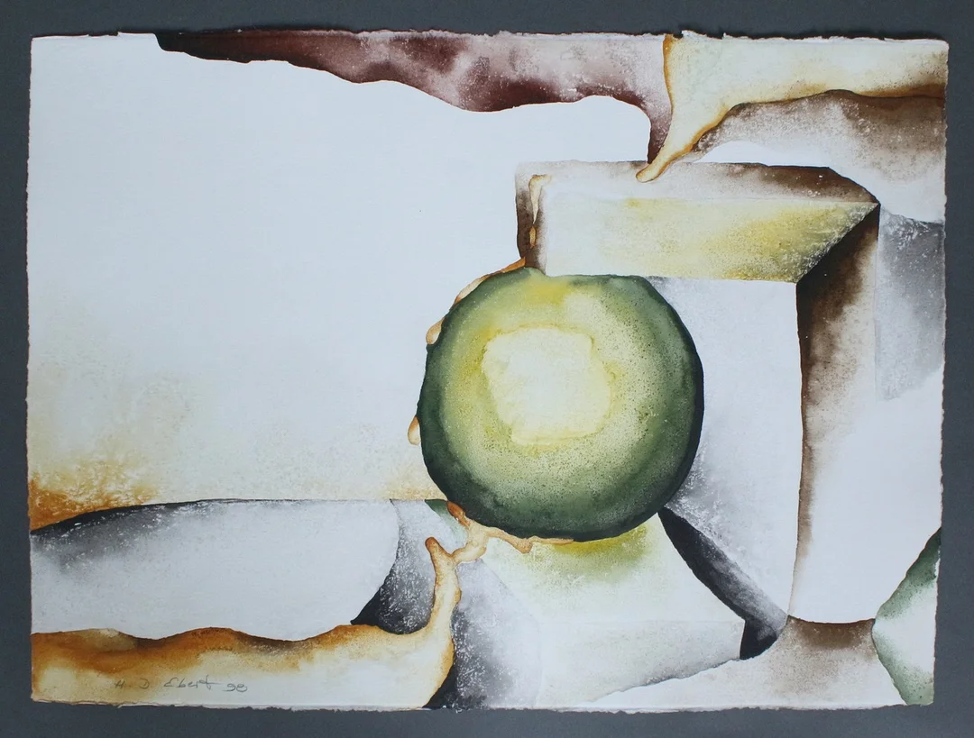 HEINZ DIETER EBERT. Mischtechnik, signiert, 1998, ca. 50 x 65 cm. — Drawings — Stockholms Auktionsverk Düsseldorf/Neuss