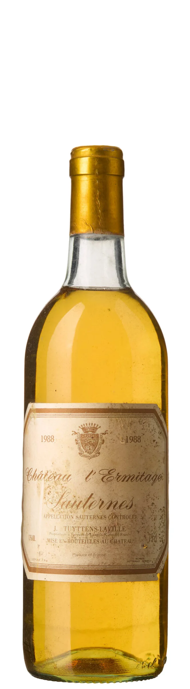 1 x Chateau l'Ermitage 1988 — 1 x Chateau l'Ermitage 1988 — Vin/Vin — Blomqvist