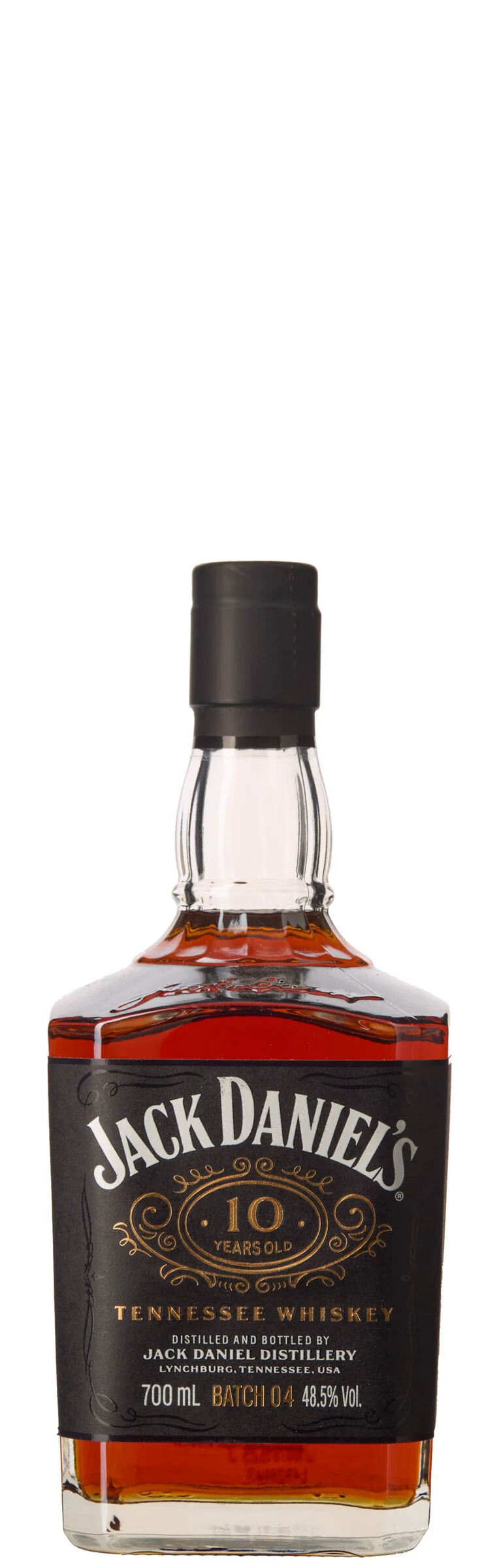 1 x Jack Daniel's Tennessee Whiskey 10 Years Old Batch 04 — 1 x Jack Daniel's Tennessee Whiskey 10 Years Old Batch 04 — Vin/Brennevin — Blomqvist