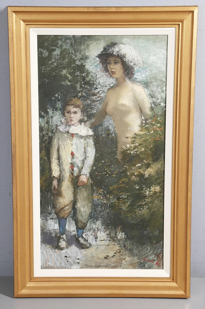 BOHUSLAV BARLOW (1947). 'MY GUARDIAN ANGEL'. — Paintings — Lawrences Auctioneers