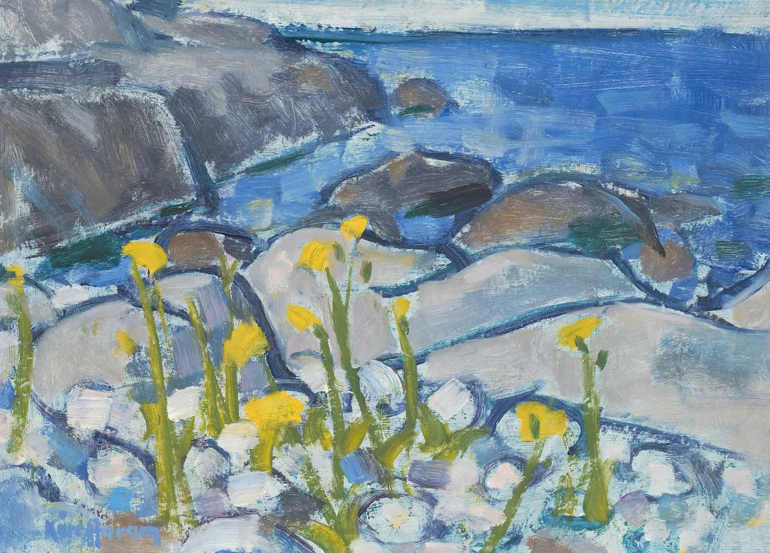 Haram, Kåre — Utsikt mot svaberget — Kunst/Maleri — Blomqvist