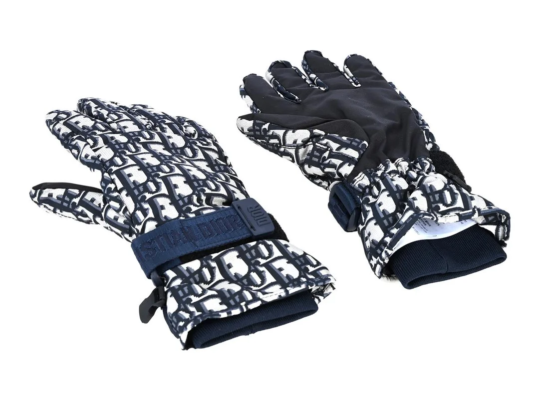 HANDSKAR, CHRISTIAN DIOR, Dior Ski, oblique monogram, stl S, — Kläder/Handskar — Kaplans