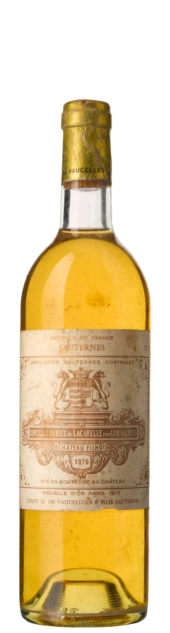 1 x Chateau Filhot 1975 — 1 x Chateau Filhot 1975 — Vin/Vin — Blomqvist