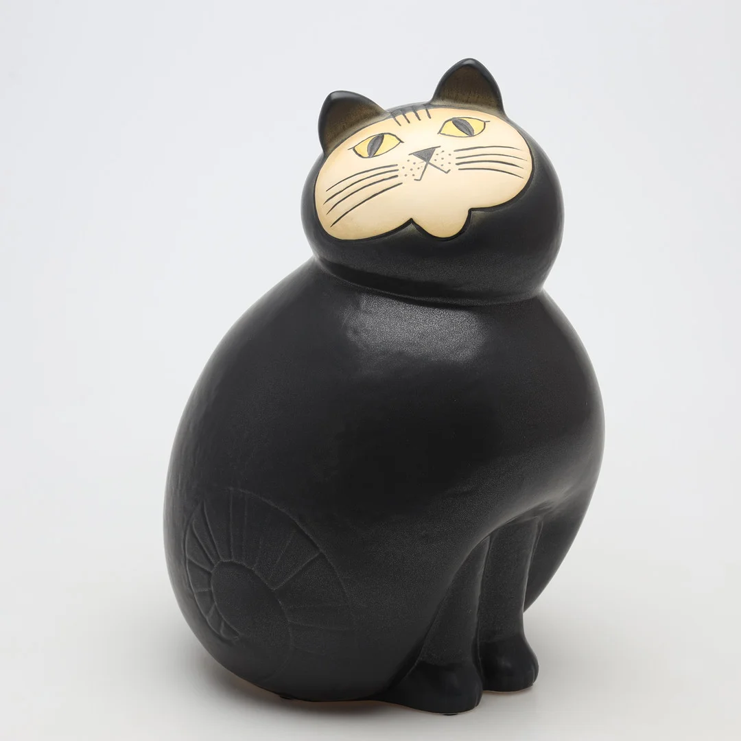LISA LARSON. FIGURIN, stengods, katt, "Mia Maxi", Gustavsberg, K-studion. — European — Borås Auktionshall
