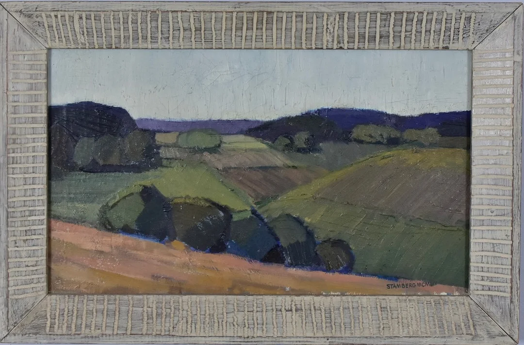 OLOF STAMBERG. Olja på duk. — Paintings — Halmstads Auktionskammare