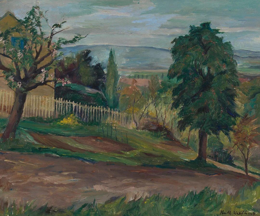 Krefting, Ruth — "Fransk landskap" — Kunst/Maleri — Blomqvist