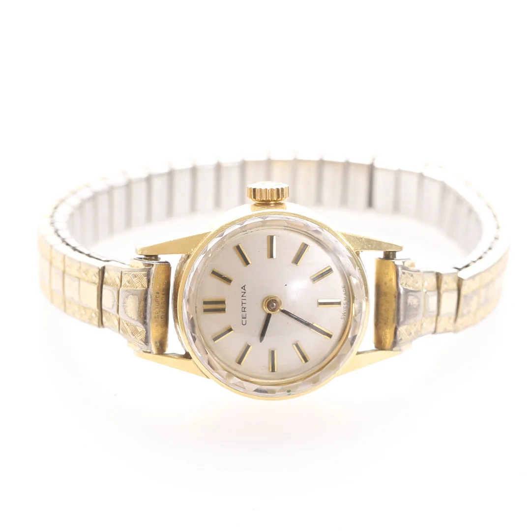 DAMARMBANDSUR, 18 k guld, Certina. — Wristwatches — RA Auktionsverket Norrköping