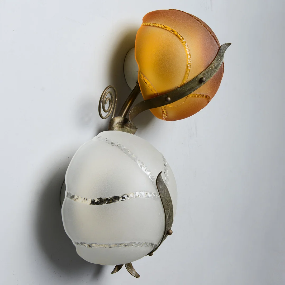 VÄGGLAMPOR, 2 st. Swedish modern. — Wall Lights — Formstad Auktioner