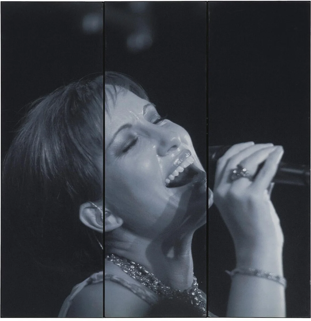 Jan Persson: “Lisa Nilsson”.Triptych. Unsigned. Photostat. Each 140×50 cm. (140×150 cm. in total) (3) — Collector's items/Memorabilia — Bruun Rasmussen