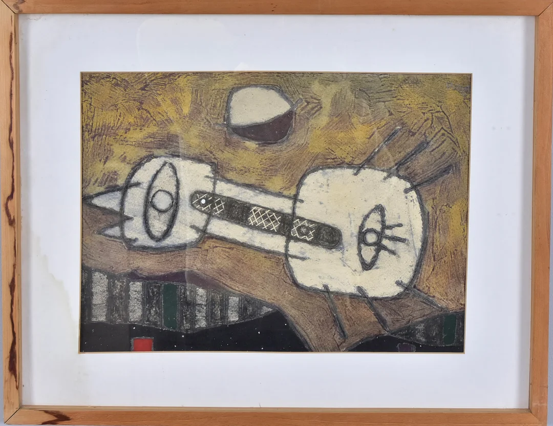 OIDENTIFIERAD KONSTNÄR. Blandteknik. — Paintings — Halmstads Auktionskammare