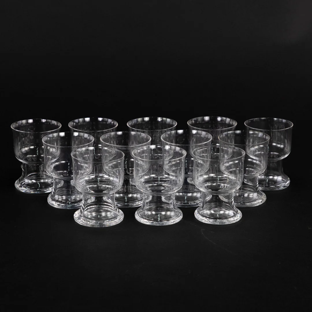 SIGNE PERSSON-MELIN. Små pokaler, "Multipot", 12 st, Boda Nova. — Utility glass — Karljohan Auktioner