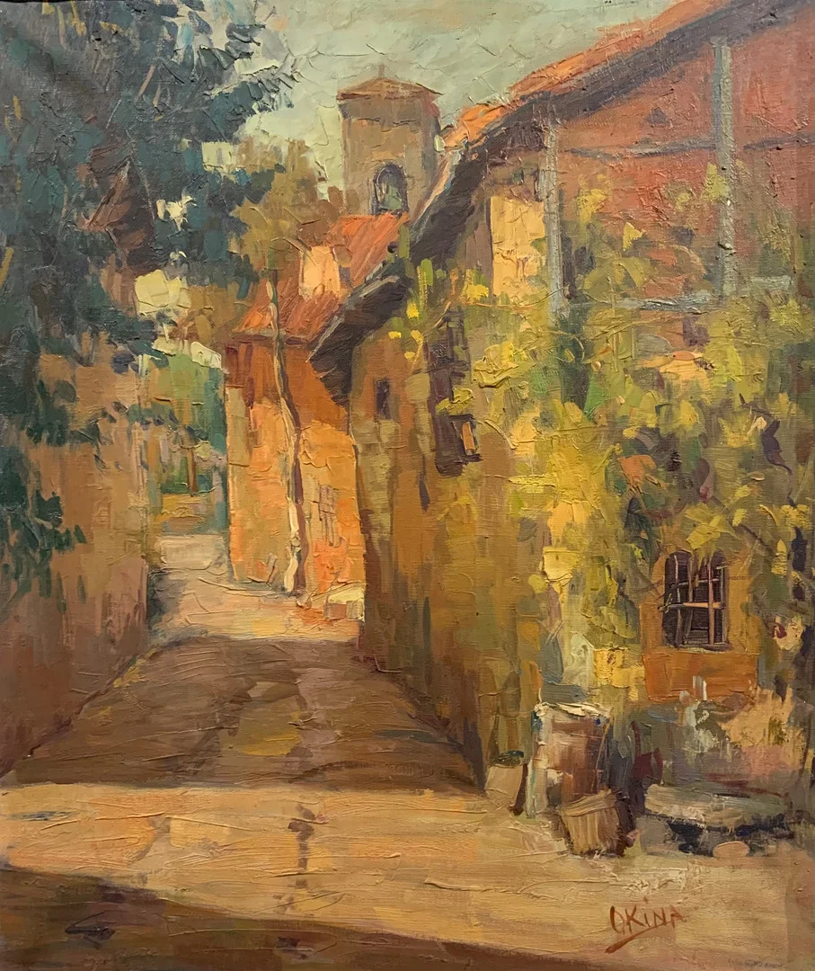 MIGUEL OKIMA. Village. — Paintings — Balclis