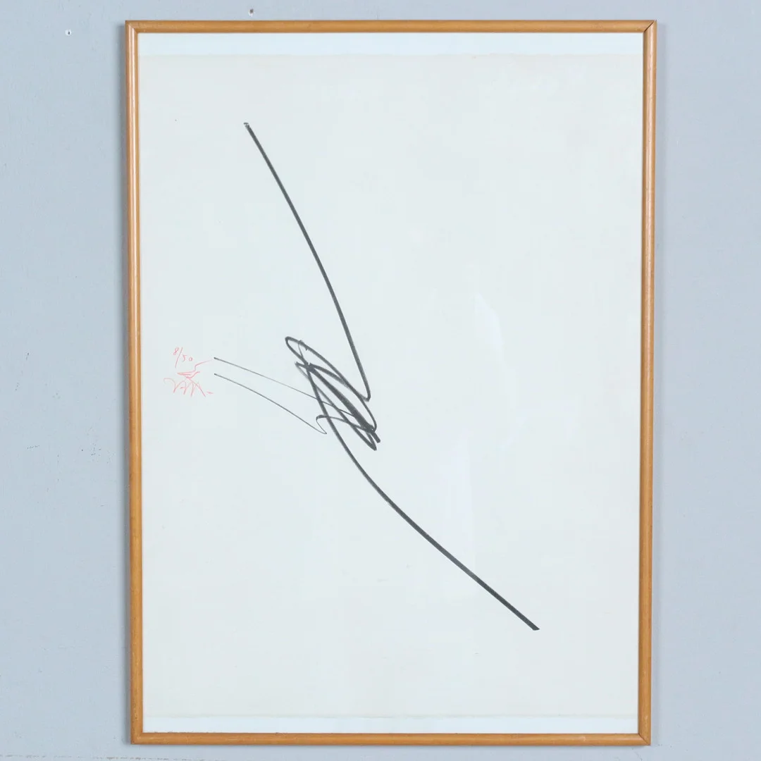 HARALD NAEGELI (1939). Lithographie auf Büttenpapier, '' Horn '' signiert, limitiert, 8/50 ( 1991). — Engravings & Prints — Stockholms Auktionsverk Düsseldorf/Neuss