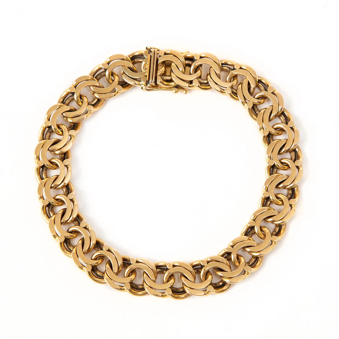 ARMBAND, 18K guld, JoAns, Köping. — Bracelets — Stockholms Auktionsverk Göteborg
