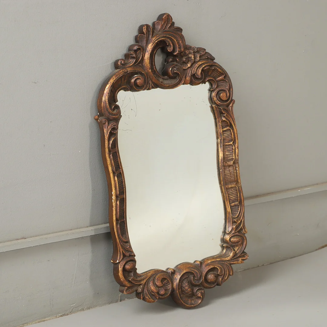 SPEGEL, bronserad, 1900-tal. — Mirrors — Helsingborgs Auktionskammare