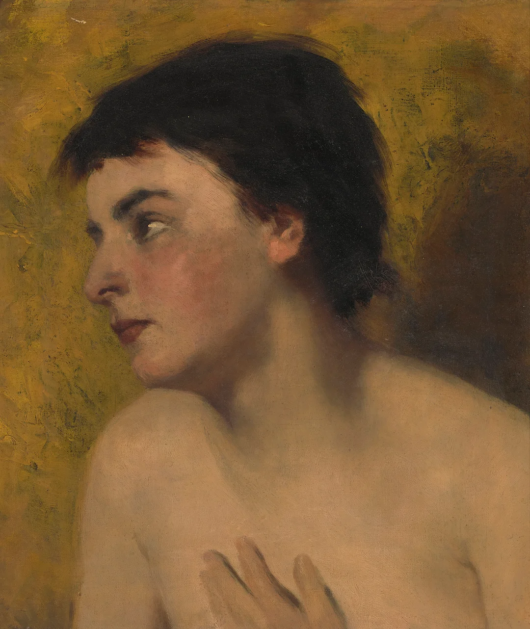 Ender, Tilskrevet Axel — Portrett, 1872 — Kunst/Maleri — Blomqvist