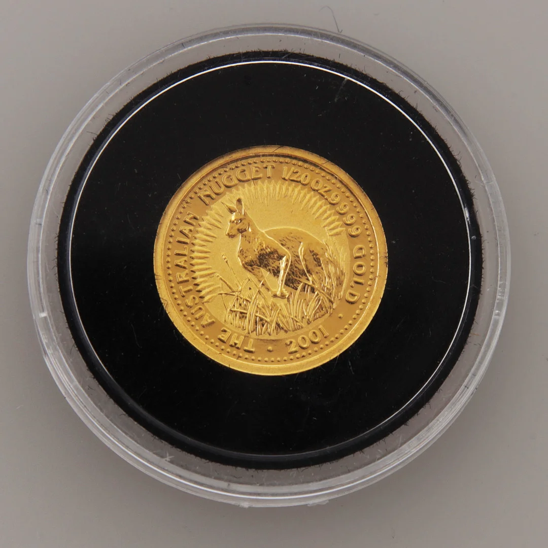 MYNT, guld, 5 dollar, Australien, 2001. — Coins & Banknotes — Växjö Auktionskammare