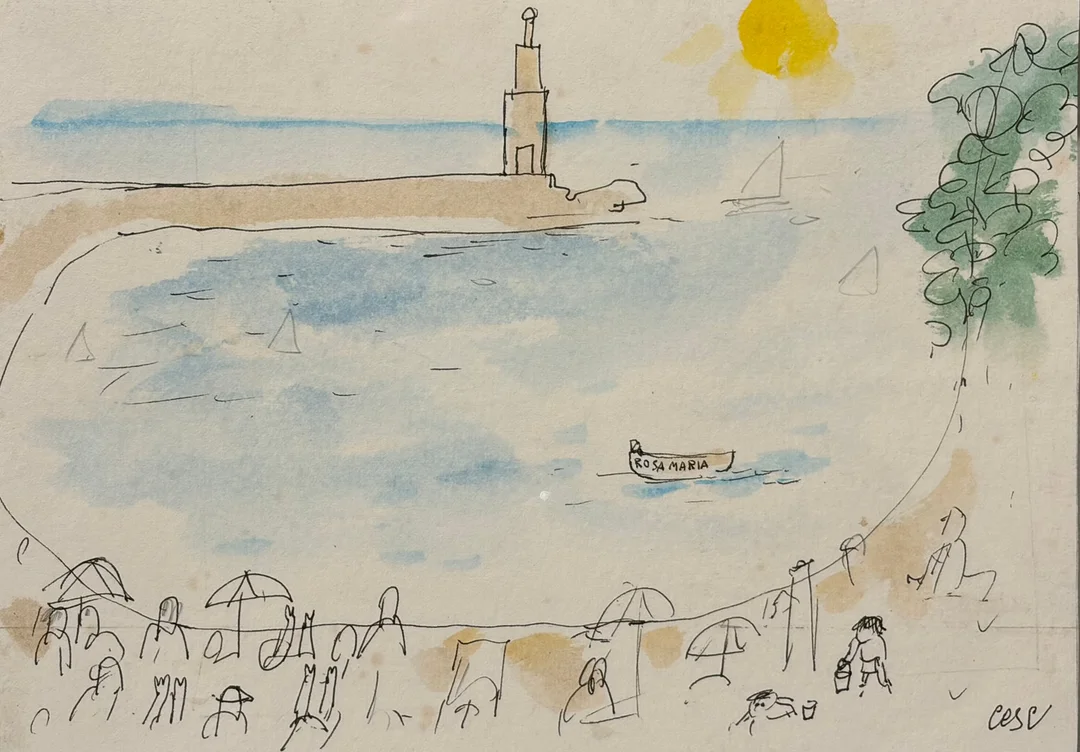 CESC VILA I RUFAS. Bay. — Drawings — Balclis