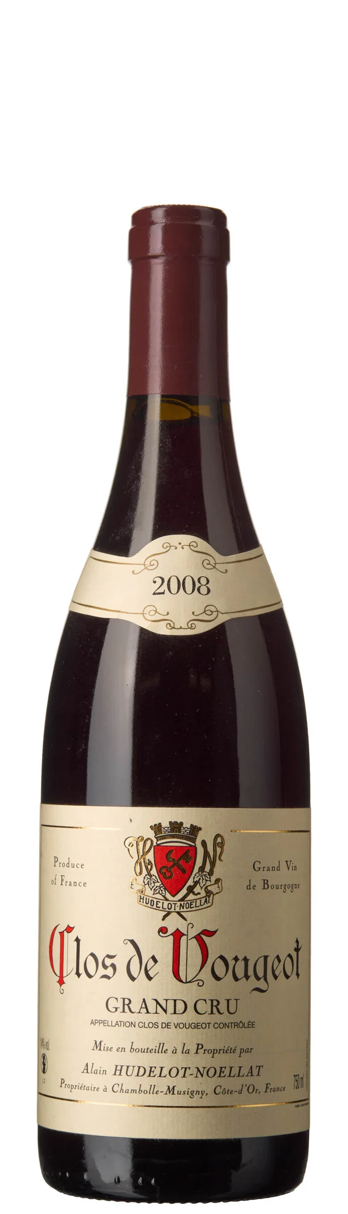 1 x Clos de Vougeot Grand Cru 2008, Alain Hudelot-Noëllat — 1 x Clos de Vougeot Grand Cru 2008, Alain Hudelot-Noëllat — Vin/Vin — Blomqvist