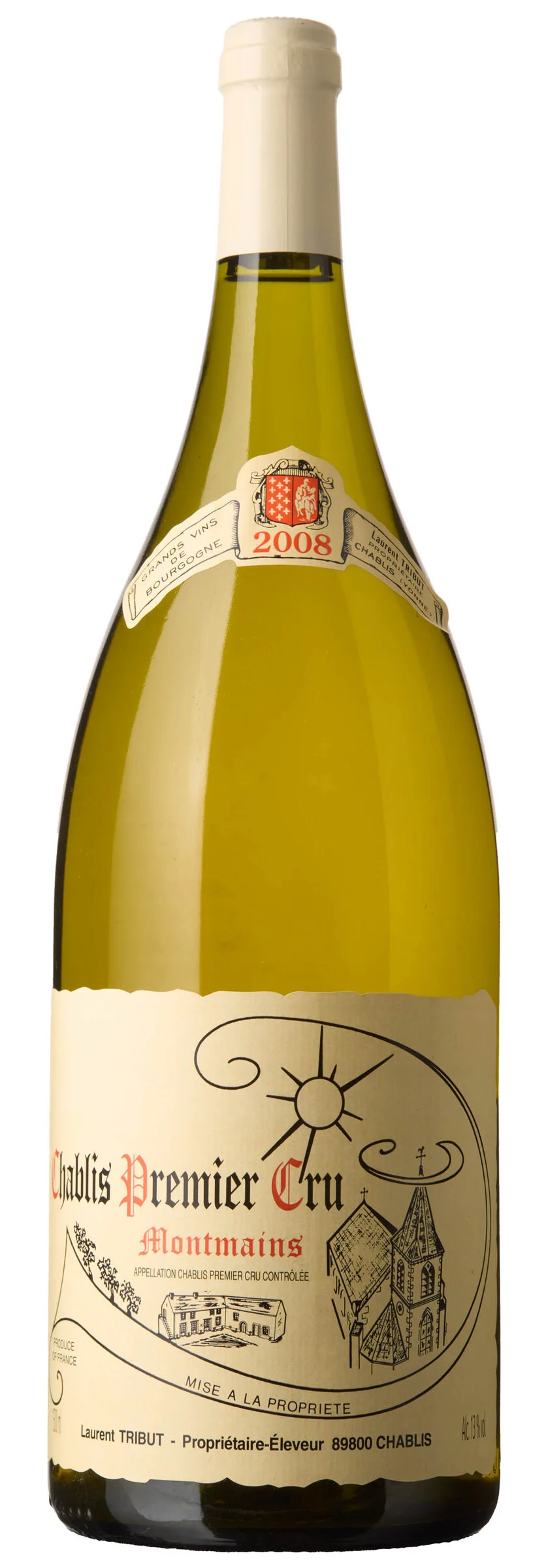 1 x MAG Chablis 1er Cru Montmains 2008, Laurent Tribut — 1 x MAG Chablis 1er Cru Montmains 2008, Laurent Tribut — Vin/Vin — Blomqvist