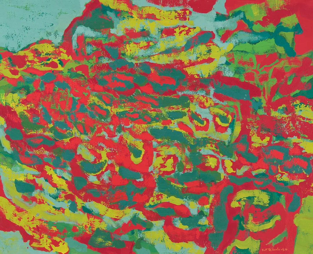 Rumohr, Knut — "Sommersol" 1984 — Kunst/Maleri — Blomqvist