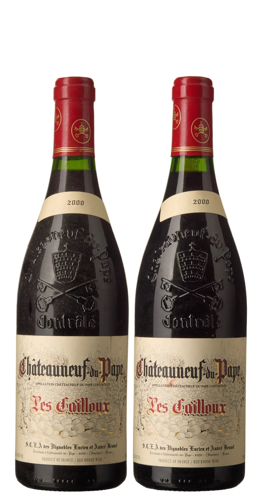 2 x Chateauneuf-du-Pape Les Cailloux 2000, Lucien & André Brunel — 2 x Chateauneuf-du-Pape Les Cailloux 2000, Lucien & André Brunel — Vin/Vin — Blomqvist