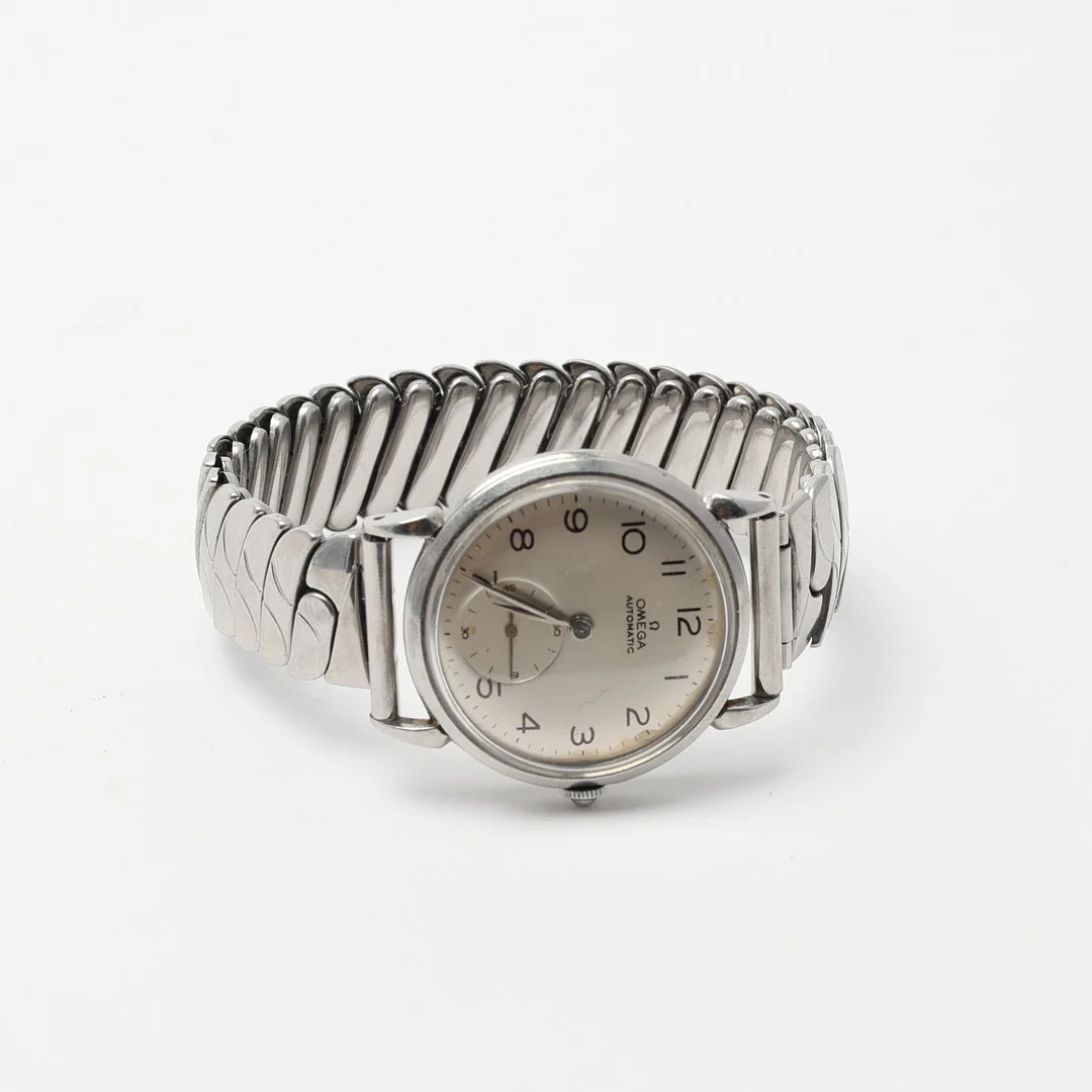 OMEGA, armbandsur, stål. — Wristwatches — Uppsala Auktionskammare
