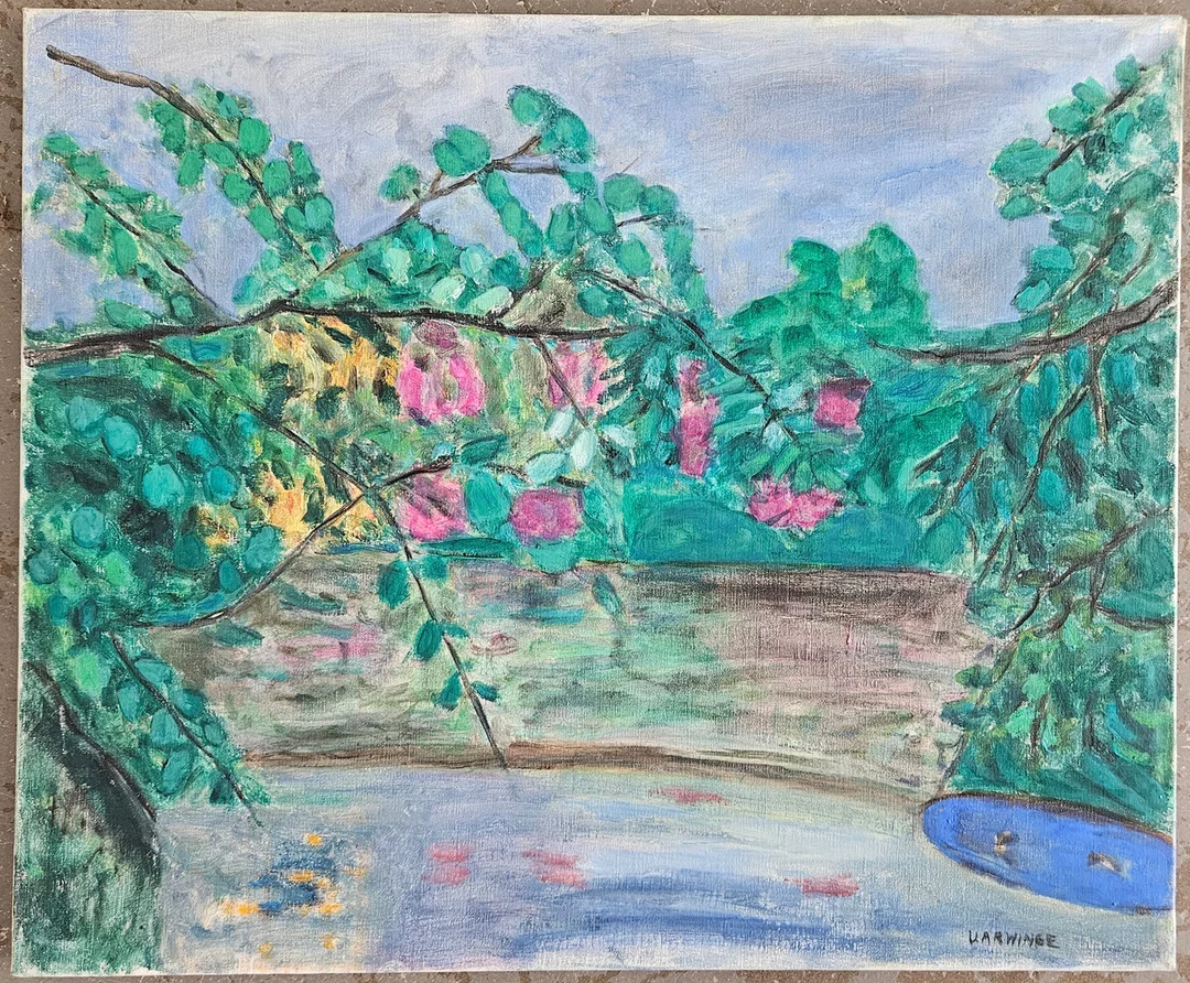 ULLA ARWINGE. Olja på duk, signerad U. Arwinge. — Paintings — Auktionshuset Thörner & Ek