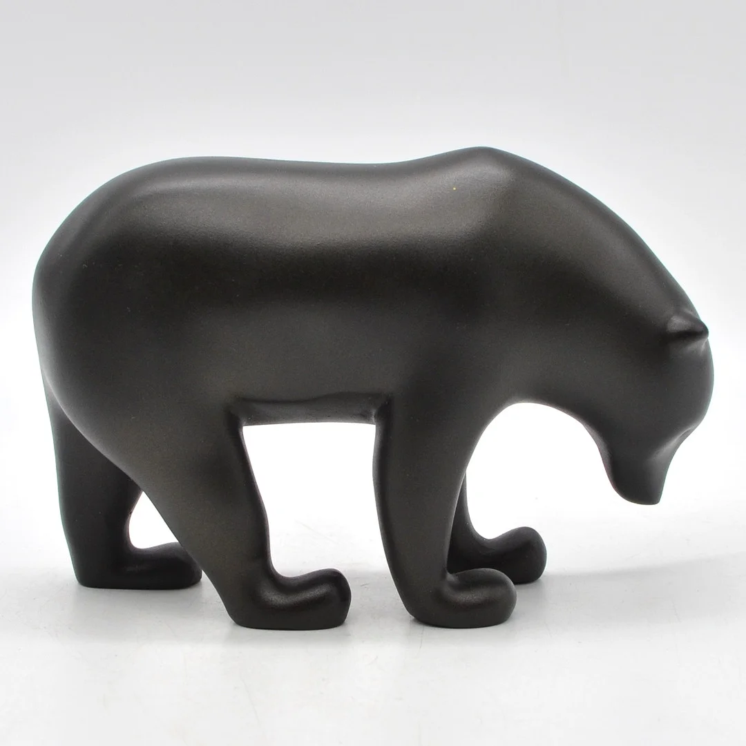 FRANÇOIS POMPON (1855-1933). NACH. "PAT", BRAUNBÄR, SKULPTUR, FÜR MUSEION, VON PARASTONE, NIEDERLANDE, 20. JAHRHUNDERT. — Sculptures & Bronzes — Kunst- und Auktionshaus Kleinhenz