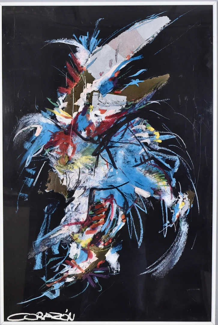 OIDENTIFIERAD KONSTNÄR. Blandteknik. — Paintings — Halmstads Auktionskammare