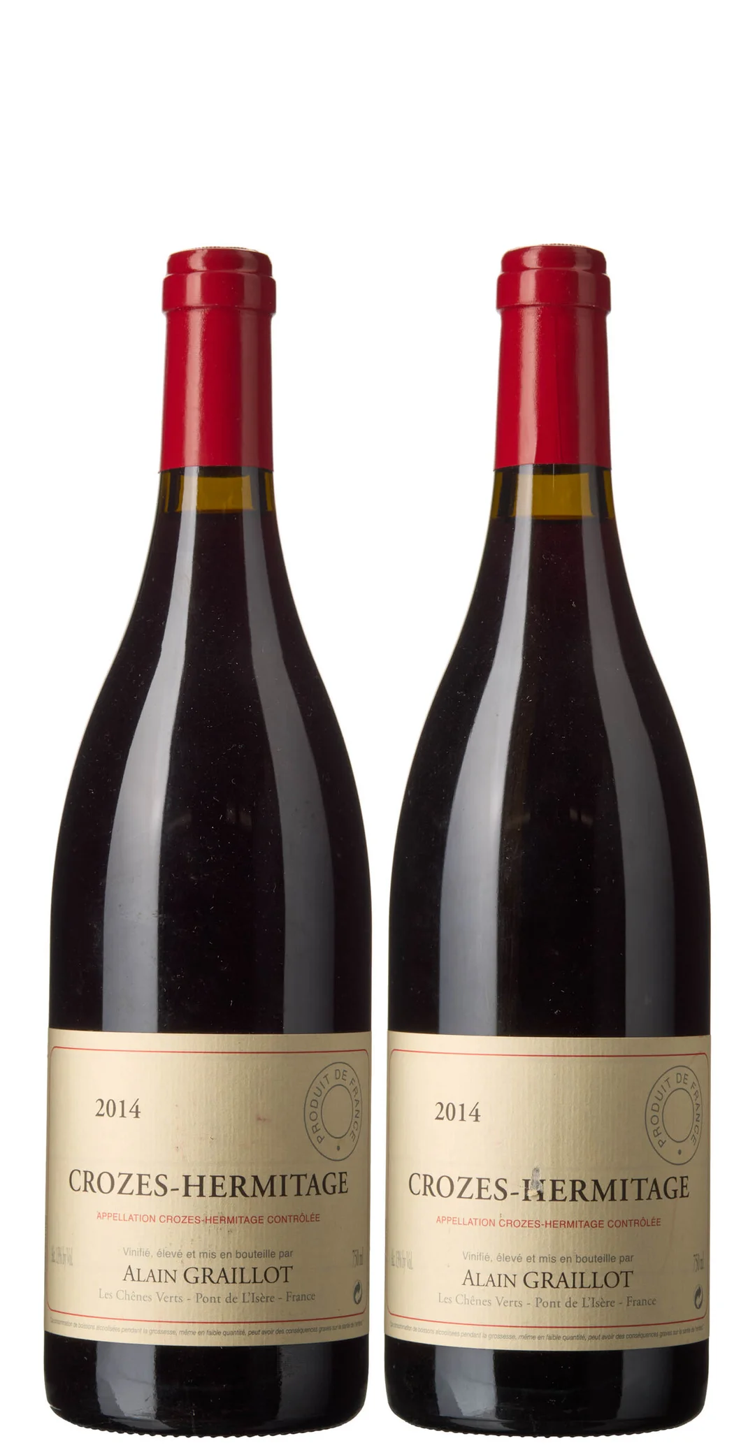 2 x Crozes-Hermitage 2014, Alain Graillot — 2 x Crozes-Hermitage 2014, Alain Graillot — Vin/Vin — Blomqvist