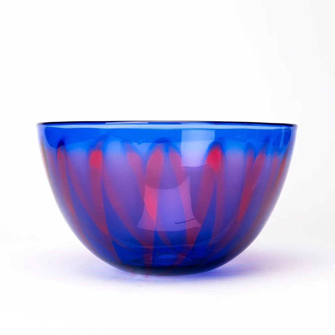 SVEN-ÅKE CARSLSSON (1956-). Skål, glas, signerad, Transjö, 1987. — Utility glass — Auktionshuset Kolonn