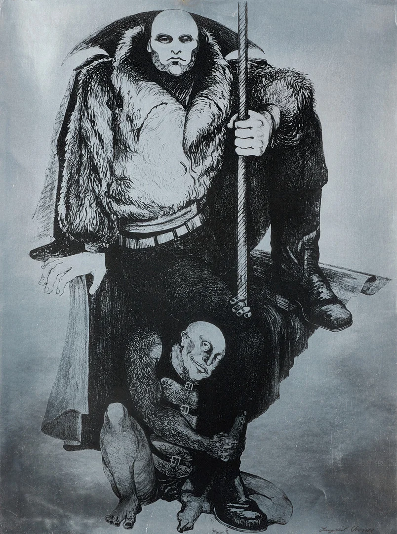 INGRID ROSELL (1928-2010). "A view of Wagner's Ring", signerad Ingrid Rosell, H.C. silkscreen. — Engravings & Prints — Crafoord Auktioner Stockholm