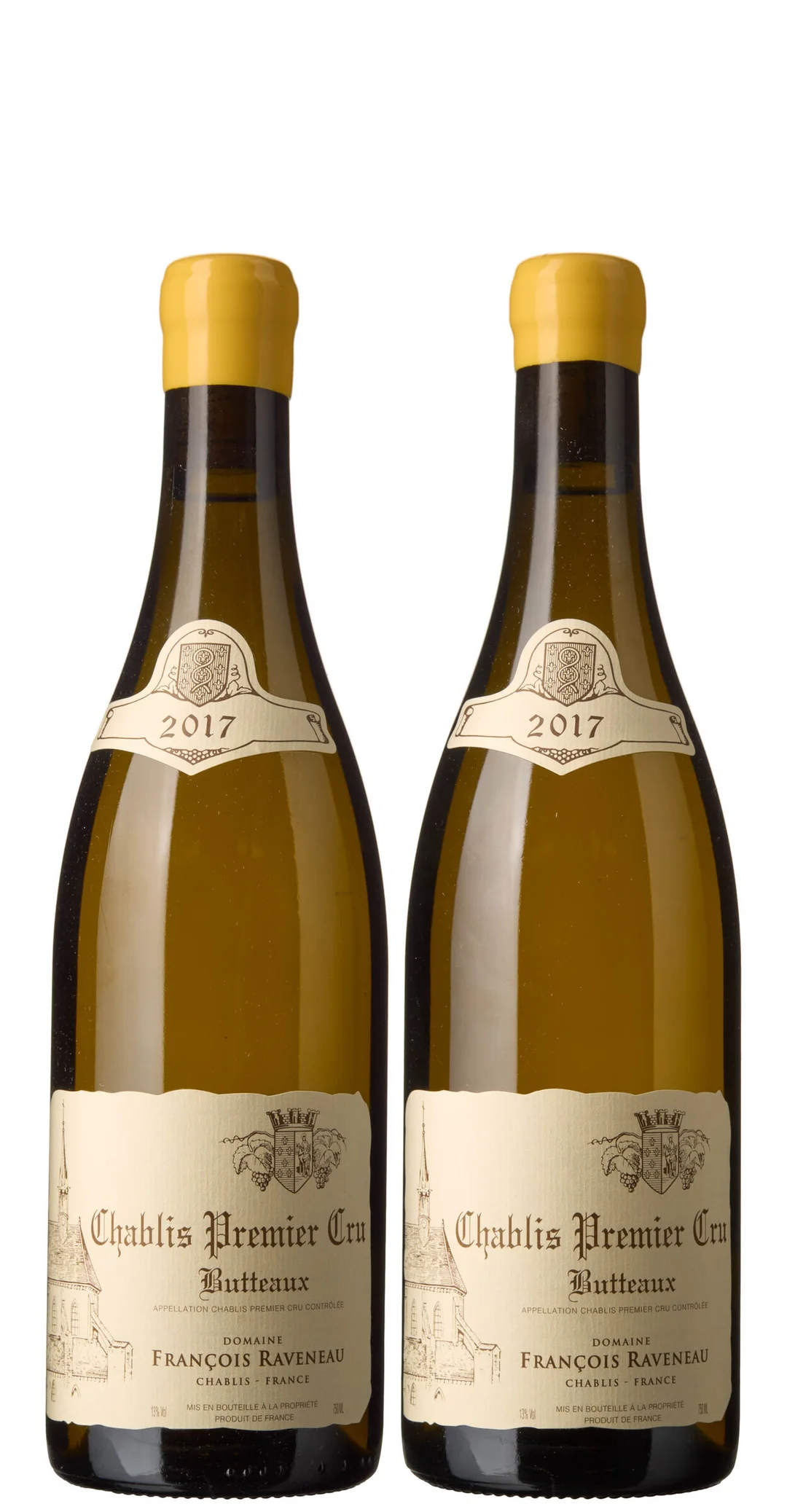 2 x Chablis 1er Cru Butteaux 2017, Francois Raveneau — 2 x Chablis 1er Cru Butteaux 2017, Francois Raveneau — Vin/Vin — Blomqvist