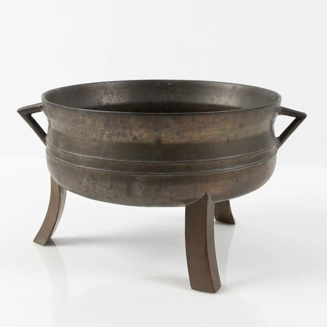 MALMGRYTA, s.k. "Trebening", 17/1800-tal. — Pewter, Brass & Copper — Stockholms Auktionsverk Helsingborg