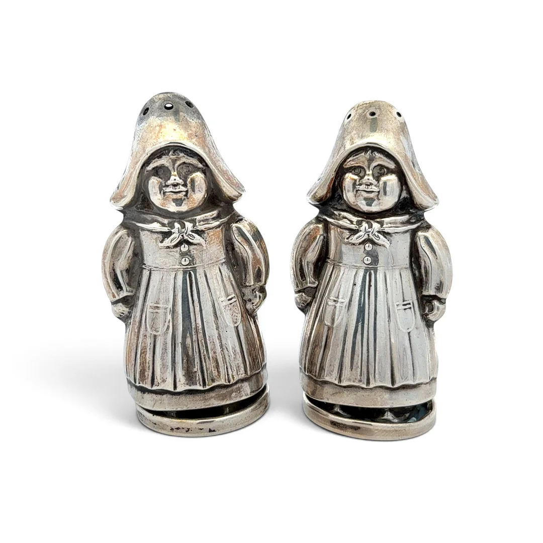 DANISH 830 SILVER NOVELTY SALT AND PEPPER. — Silver — Griffin’s Auctioneers