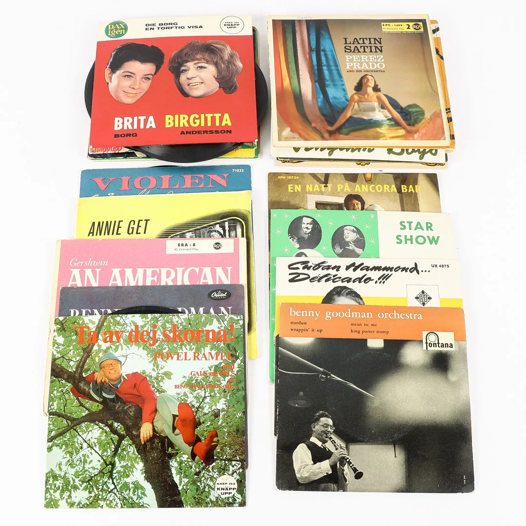 VINYLSKIVOR. — Audio, Vinyl & Hi-Fi — Karlstad Hammarö Auktionsverk