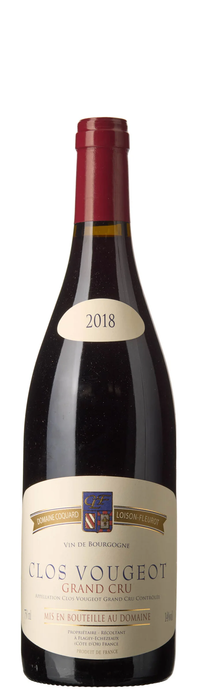 1 x Clos Vougeot Grand Cru 2018, Coquard Loison-Fleurot — 1 x Clos Vougeot Grand Cru 2018, Coquard Loison-Fleurot — Vin/Vin — Blomqvist