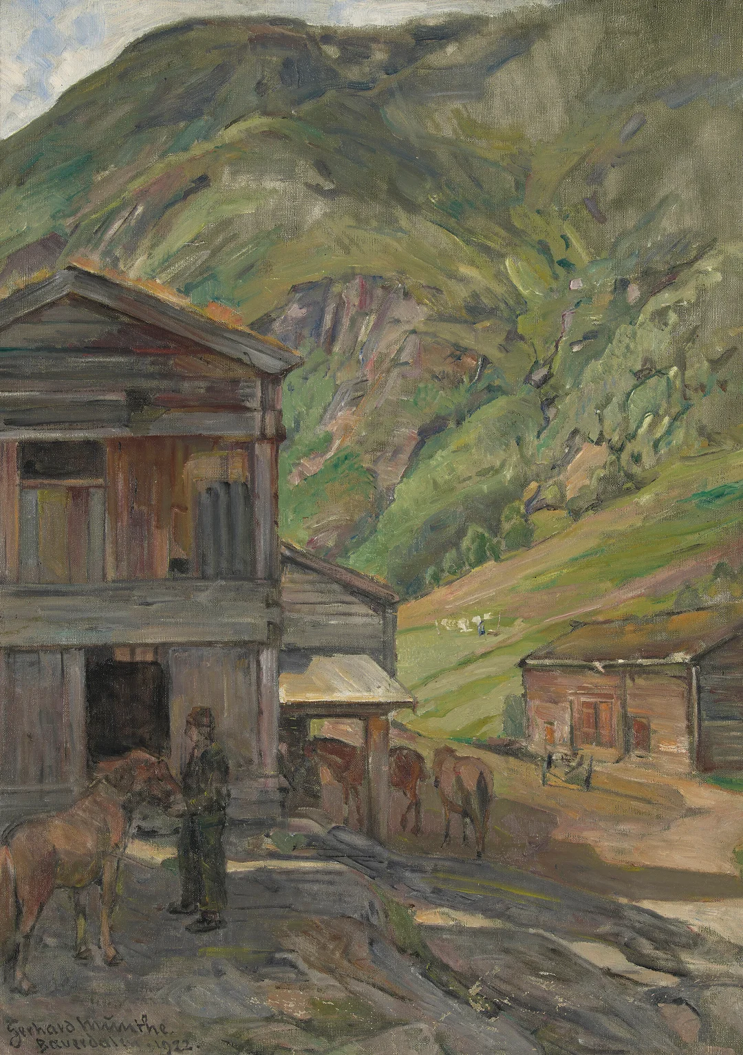 Munthe, Gerhard — Fra Bøverdalen, 1922 — Kunst/Maleri — Blomqvist