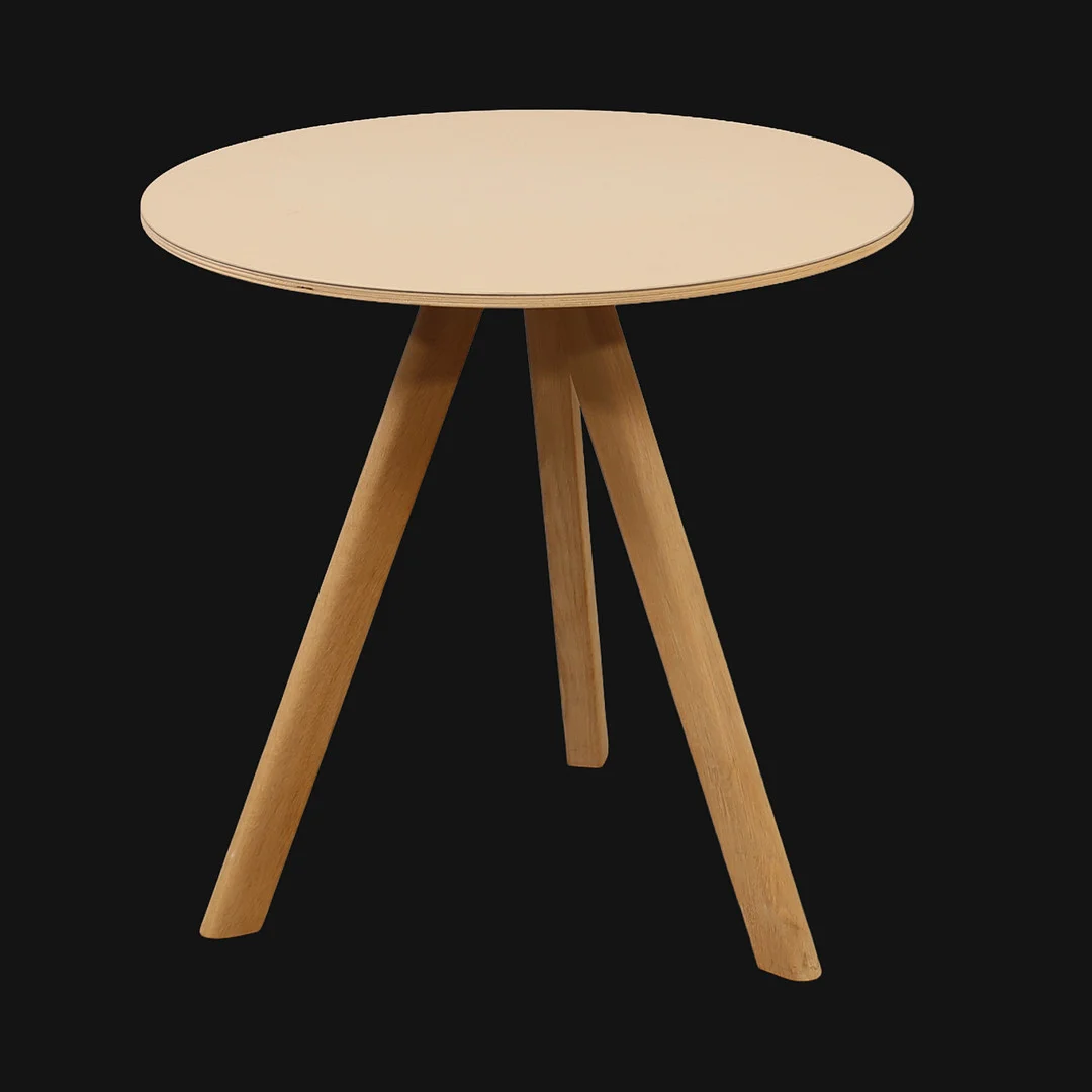 RONAN & ERWAN BOUROULLEC. SOFFBORD HAY, CPH 20, ek med beige laminerad skiva, samtida. — Coffee Tables — Limhamns Auktionsbyrå