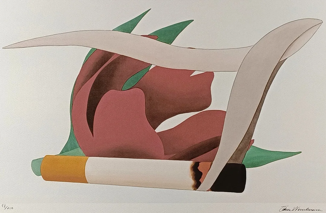 "Smoker IV", Poster nach Tom Wesselmann, Kunstdruck. — Engravings & Prints — Auktionshaus Blank