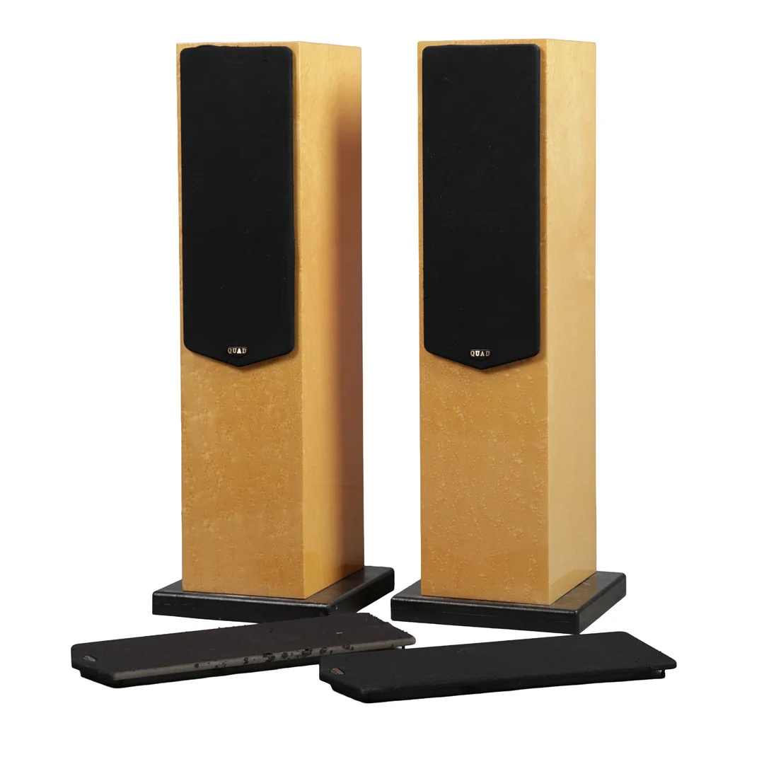 A PAIR OF QUAD 22L SPEAKERS (2). — Audio, Vinyl & Hi-Fi — Bishop & Miller