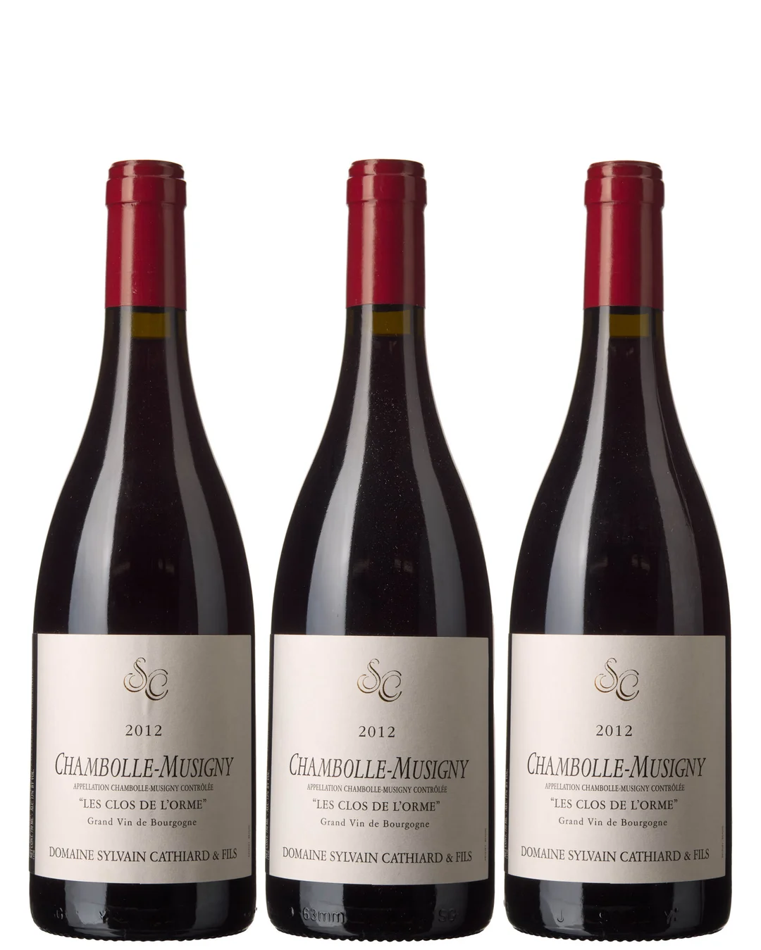 3 x Chambolle-Musigny Les Clos de l'Orme 2012, Sylvain Cathiard & Fils — 3 x Chambolle-Musigny Les Clos de l'Orme 2012, Sylvain Cathiard & Fils — Vin/Vin — Blomqvist
