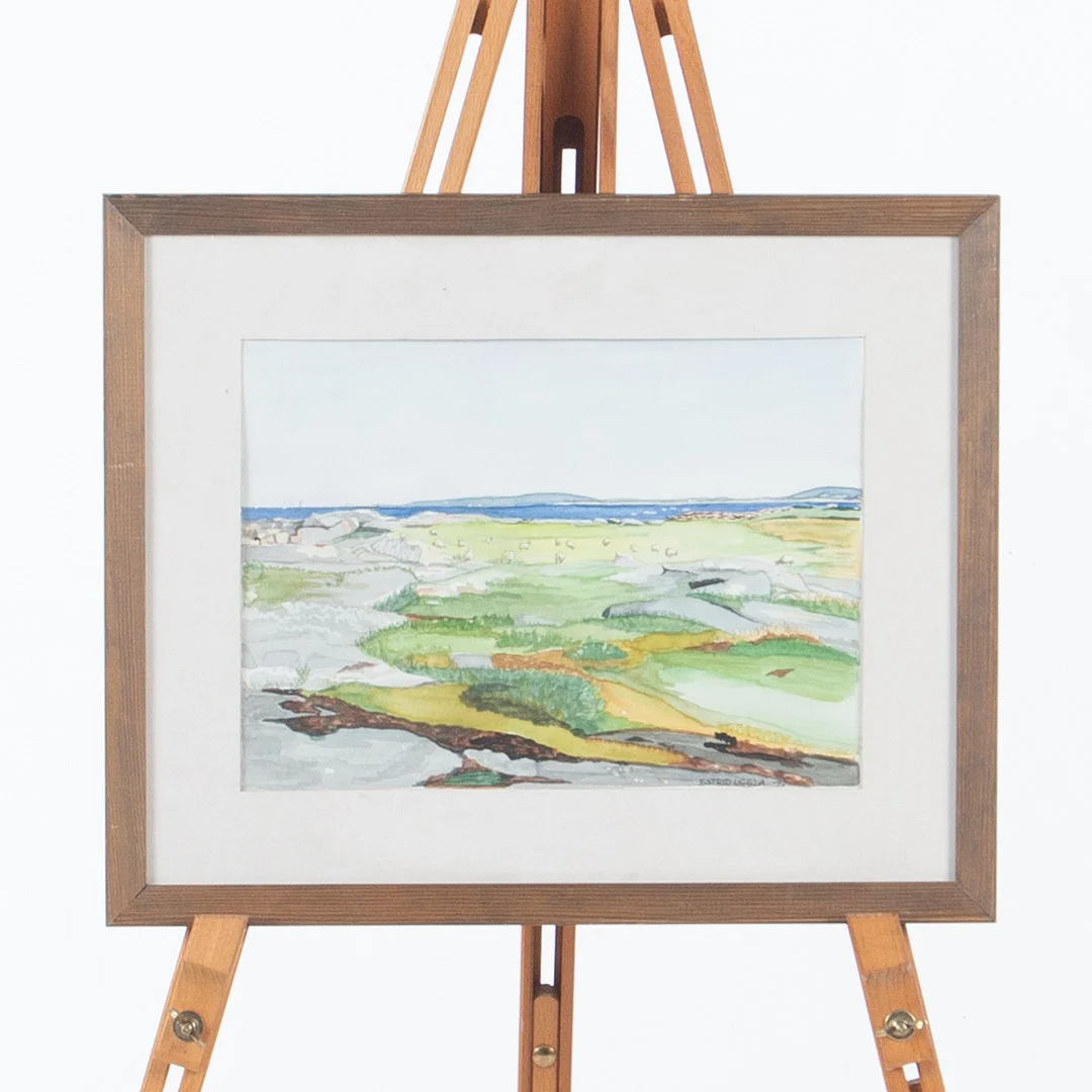 ESTRID UGGLA. akvarell, landskap. — Paintings — Laholms Auktionskammare