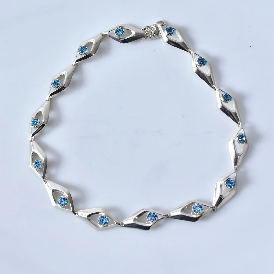 HALSBAND, sterlingsilver, Herman Siersbol, Danmark. — Necklace — Halmstads Auktionskammare
