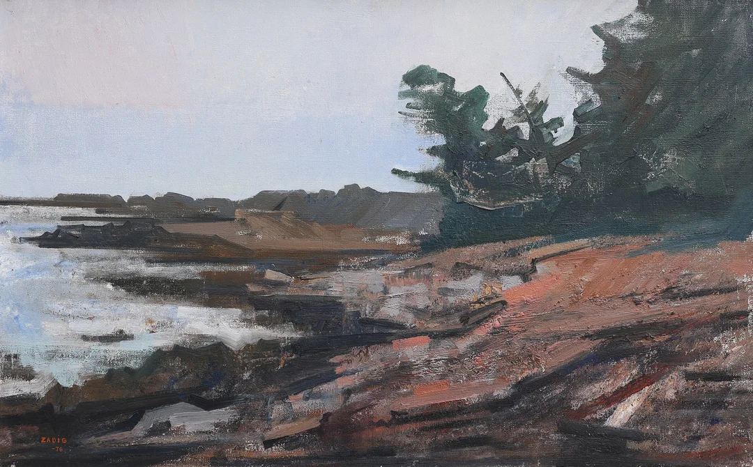 JACQUES ZADIG. KUSTMOTIV. — Paintings — Crafoord Auktioner Lund