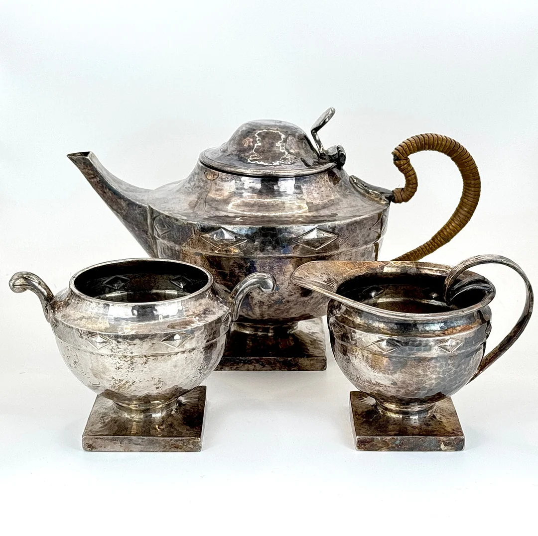 PEWTER COFFEE SET. — Pewter, Brass & Copper — Chalkwell Auctions