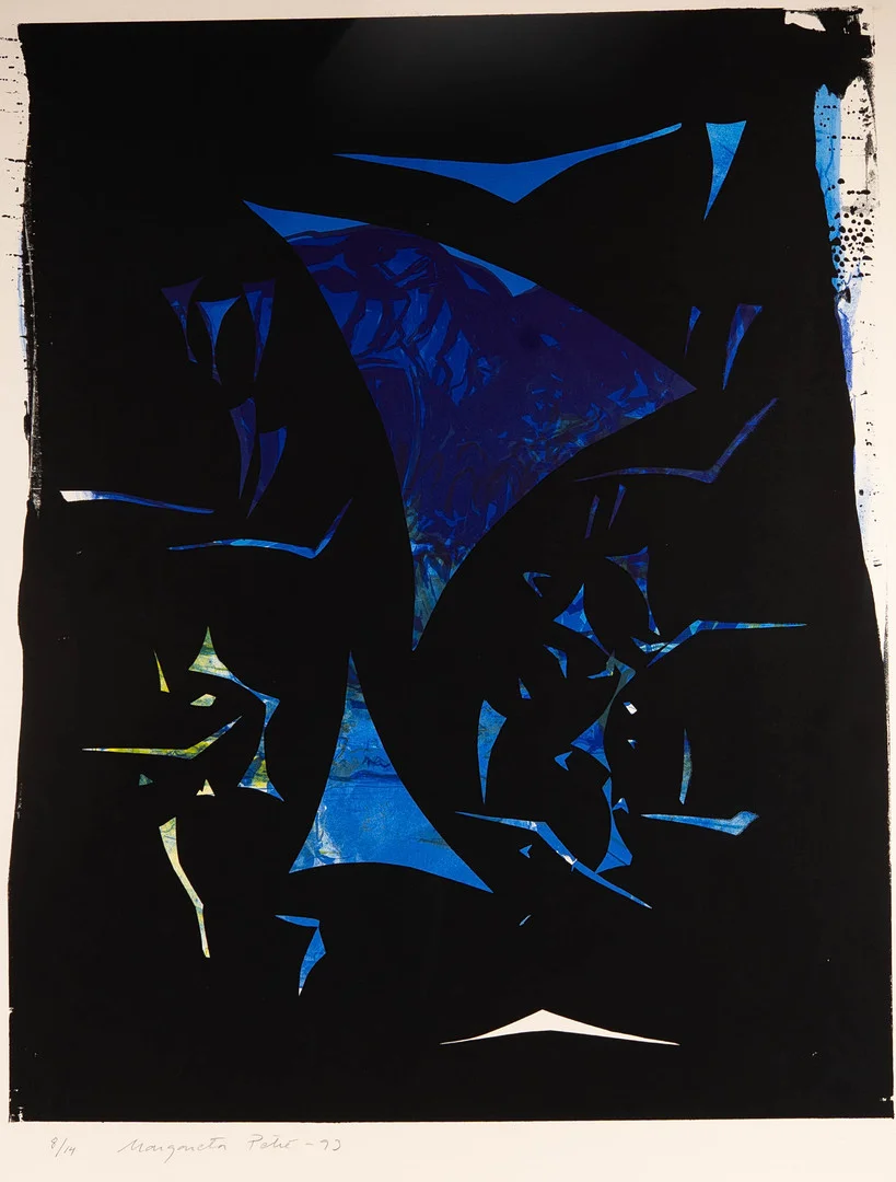 MARGARETA PETRÉ. Färglitografi, Signerad & numrerad: 8/14, Daterad: 1993. — Engravings & Prints — Norrlands Auktionsverk