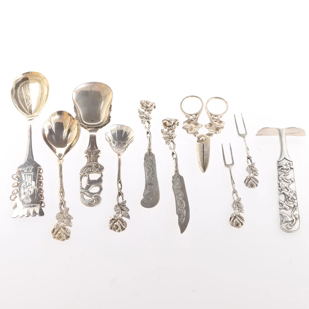 DIVERSE SILVER, 10 delar. — Silver — RA Auktionsverket Norrköping