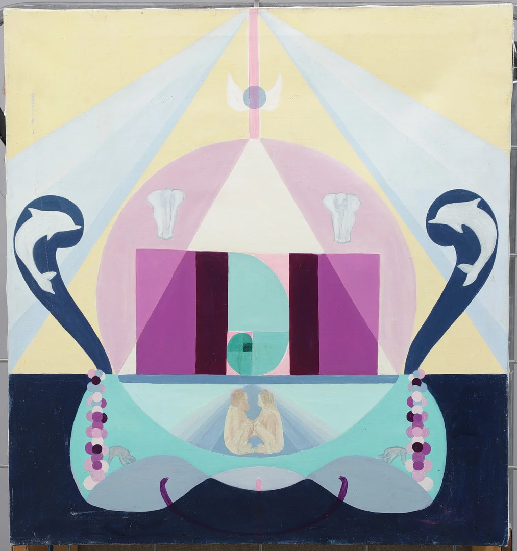 CHRISTIN OHLIN (1946-2025). "Dualsvitens II:a", olja på duk, signerad och daterad -91. — Paintings — Växjö Auktionskammare
